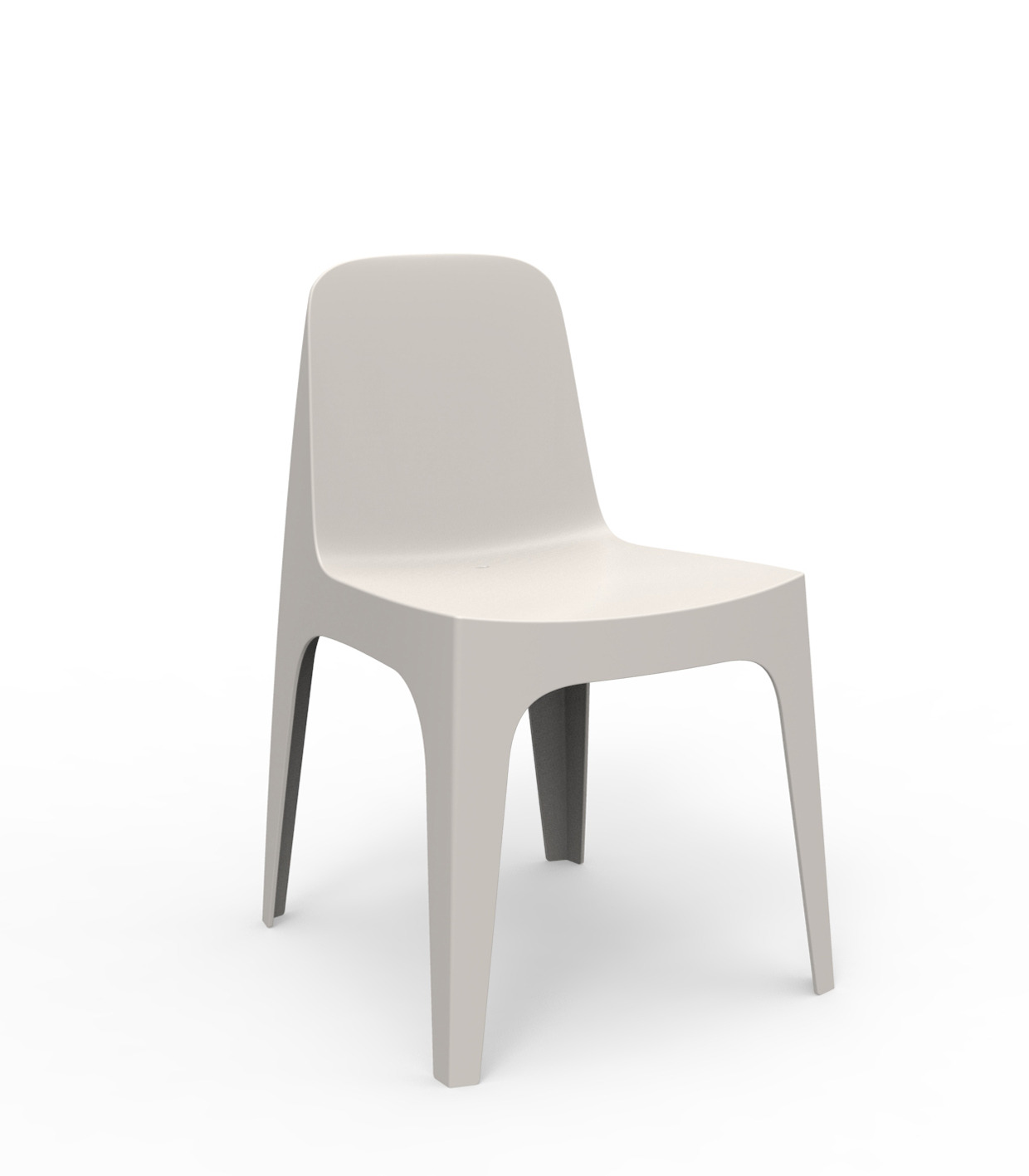 Chaise Solid en polypropylène au design contemporain par Stefano Giovannoni x Vondom