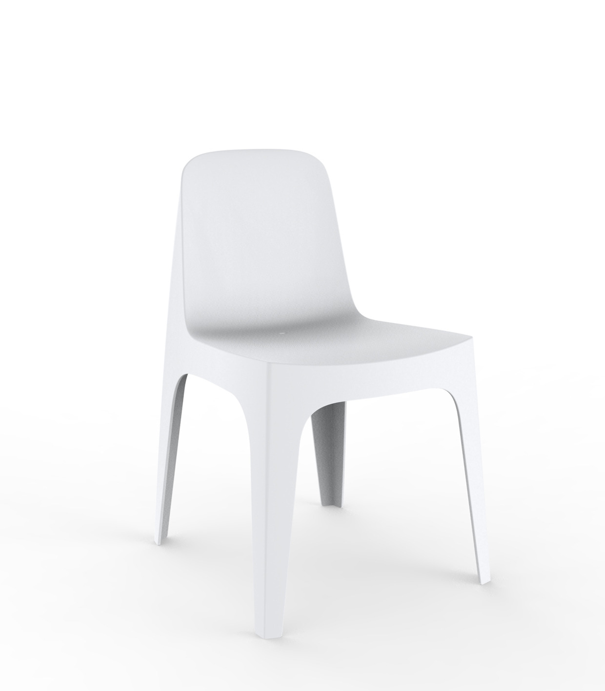Chaise Solid en polypropylène au design contemporain par Stefano Giovannoni x Vondom