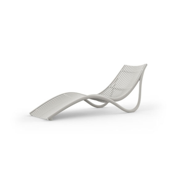 Chaise longue Ibiza en polypropylène au design contemporain par Eugeni Quitllet x Vondom