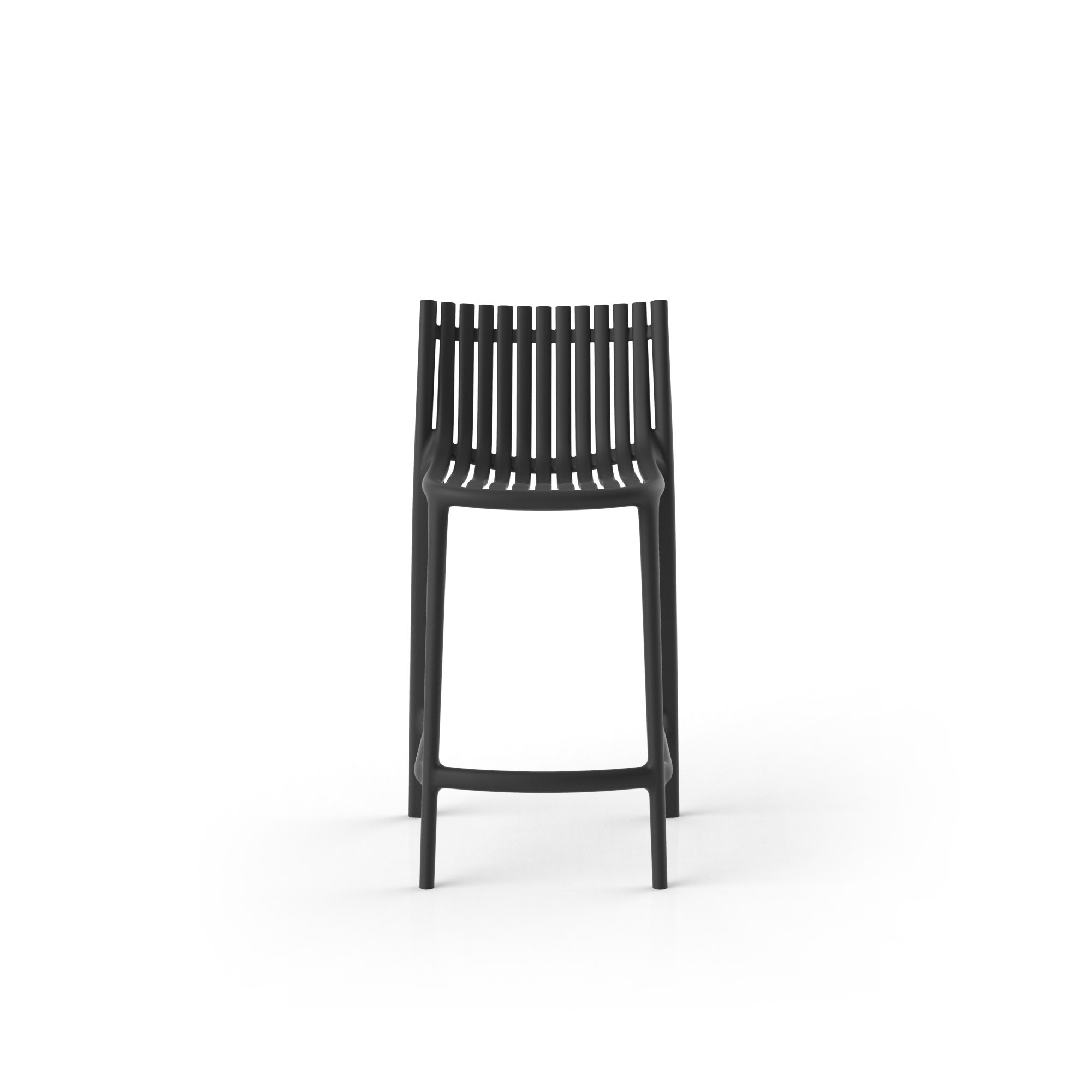 Tabouret longue Ibiza en polypropylène au design contemporain par Eugeni Quitllet x Vondom Tabouret longue Ibiza en polypropylène au design contemporain par Eugeni Quitllet x Vondom