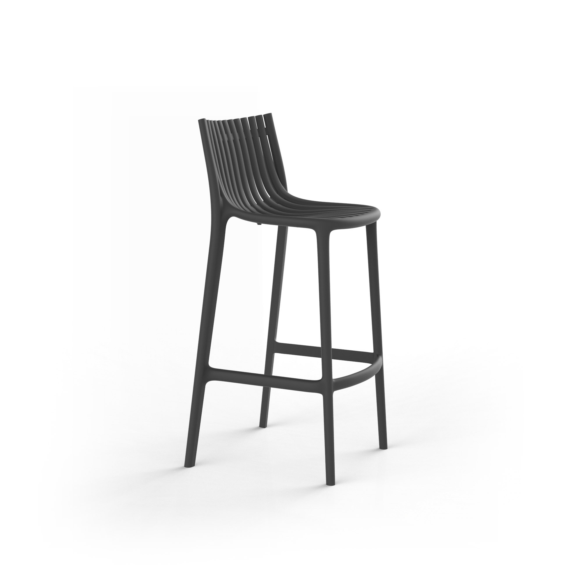 Tabouret longue Ibiza en polypropylène au design contemporain par Eugeni Quitllet x Vondom