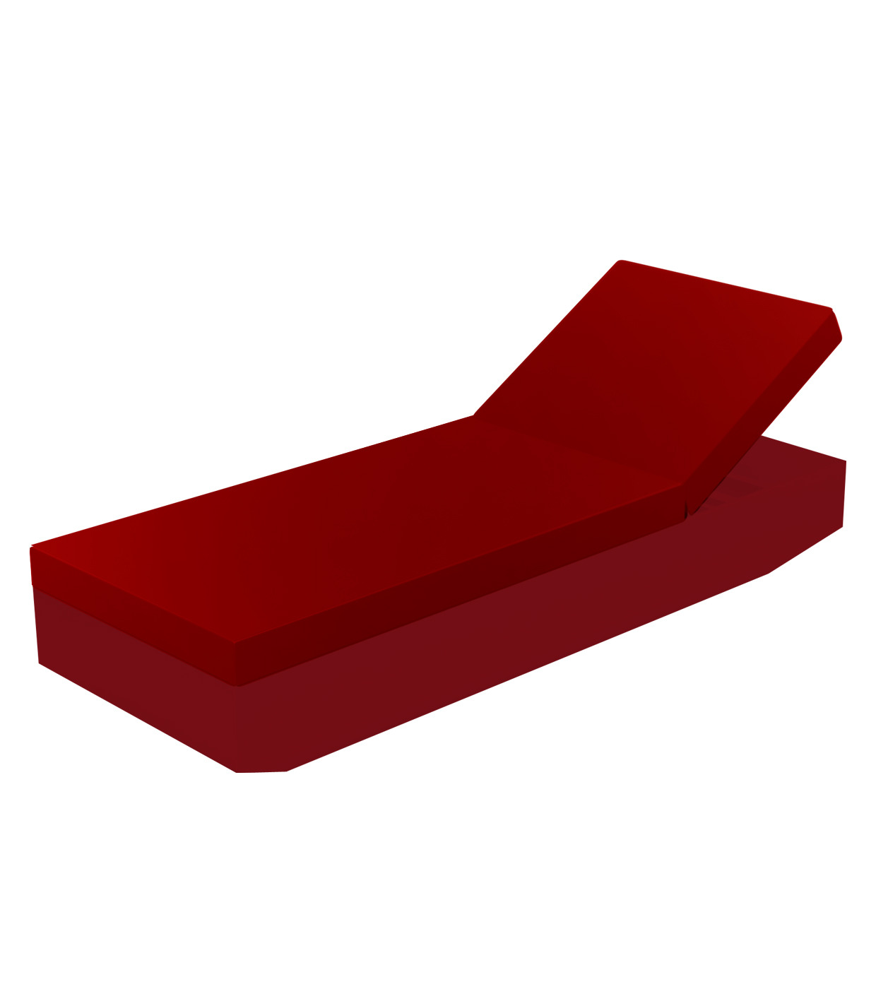 Chaise longue Vela en polyéthylène au design contemporain par Ramon Esteve x Vondom Chaise longue Vela en polyéthylène au design contemporain par Ramon Esteve x Vondom