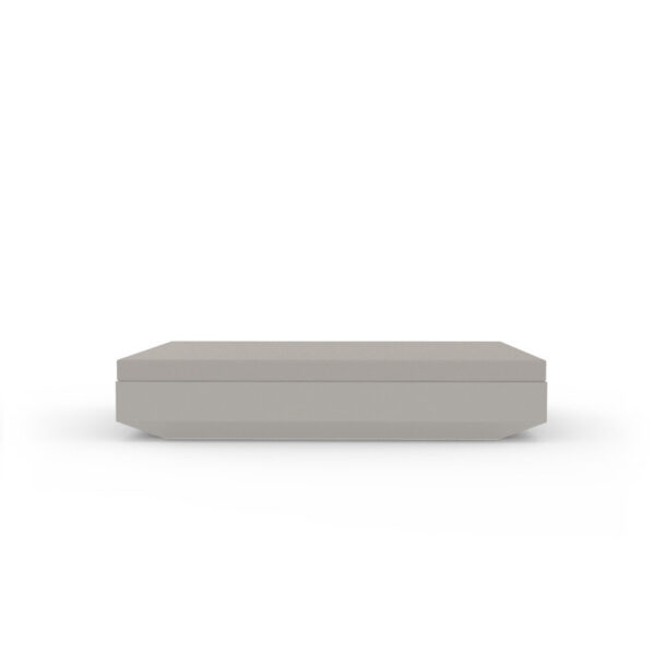Banquette carrée Vela en polyéthylène au design contemporain par Ramon Esteve x Vondom