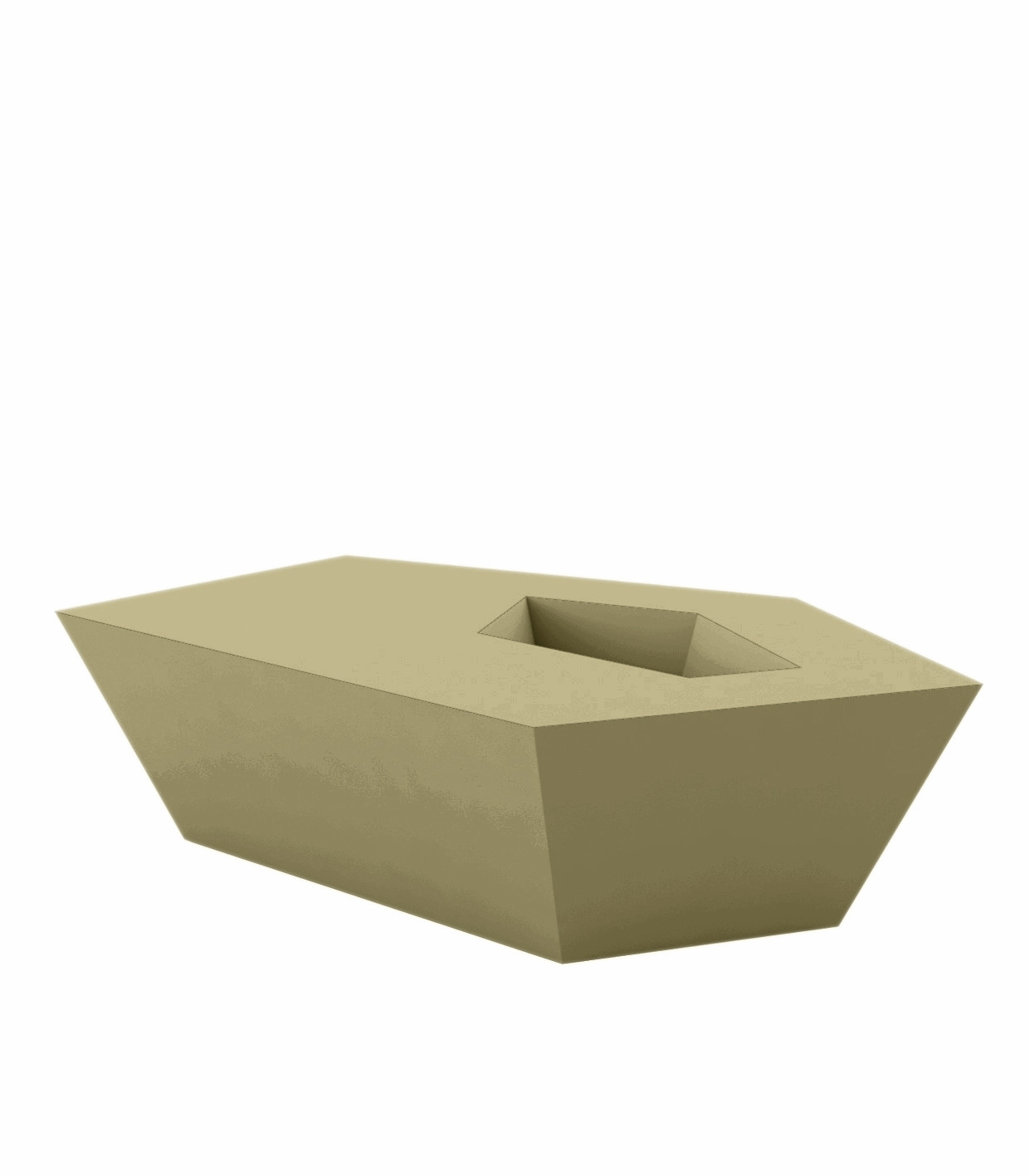 Table basse Faz en polyéthylène au design contemporain par Ramon Esteve x Vondom