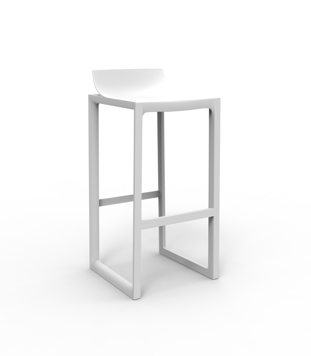 Tabouret Wall Street en polypropylène au design contemporain par Eugeni Quitllet x Vondom