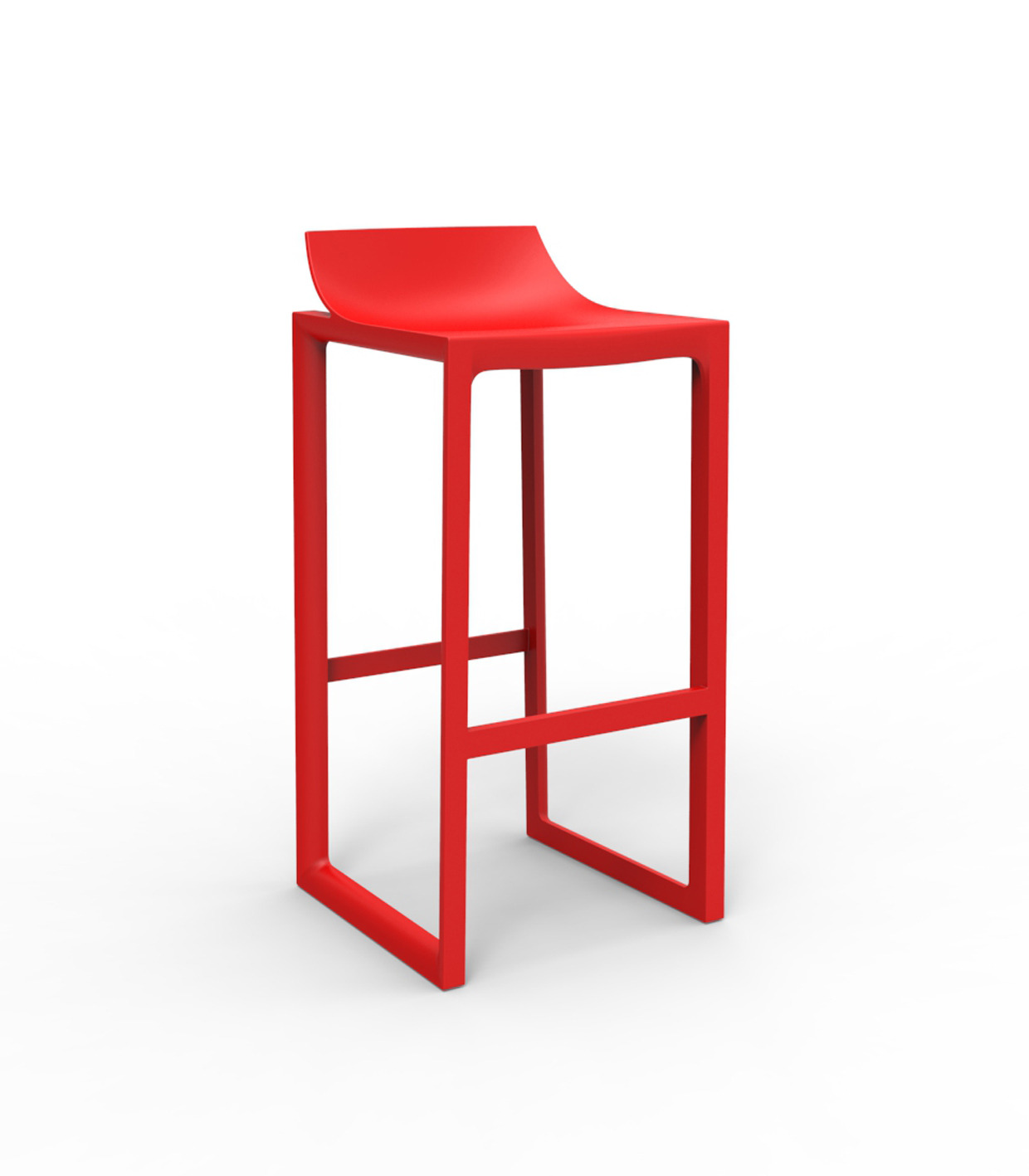 Tabouret Wall Street en polypropylène au design contemporain par Eugeni Quitllet x Vondom