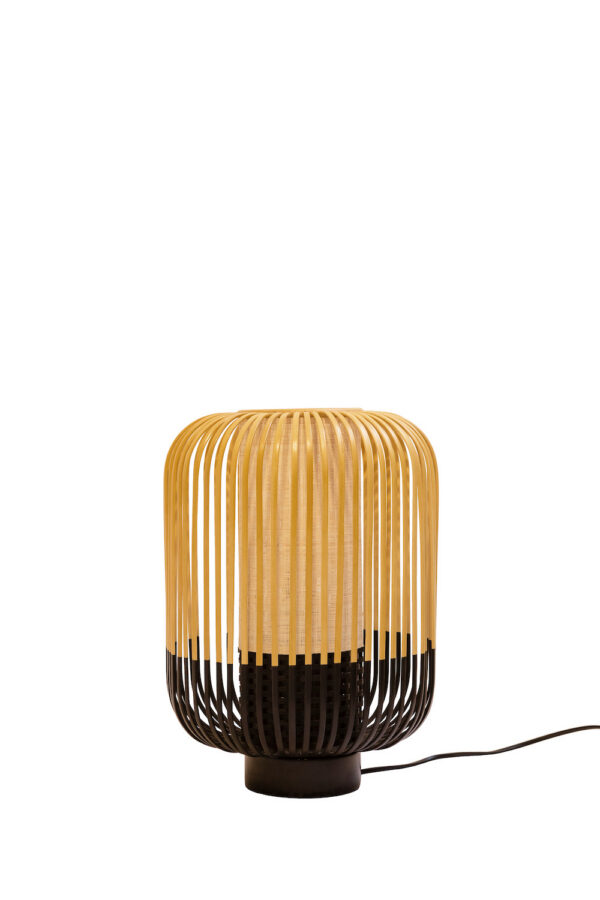 Lampe à poser Bamboo en bambou au design naturel par Arik Levy x Forestier
