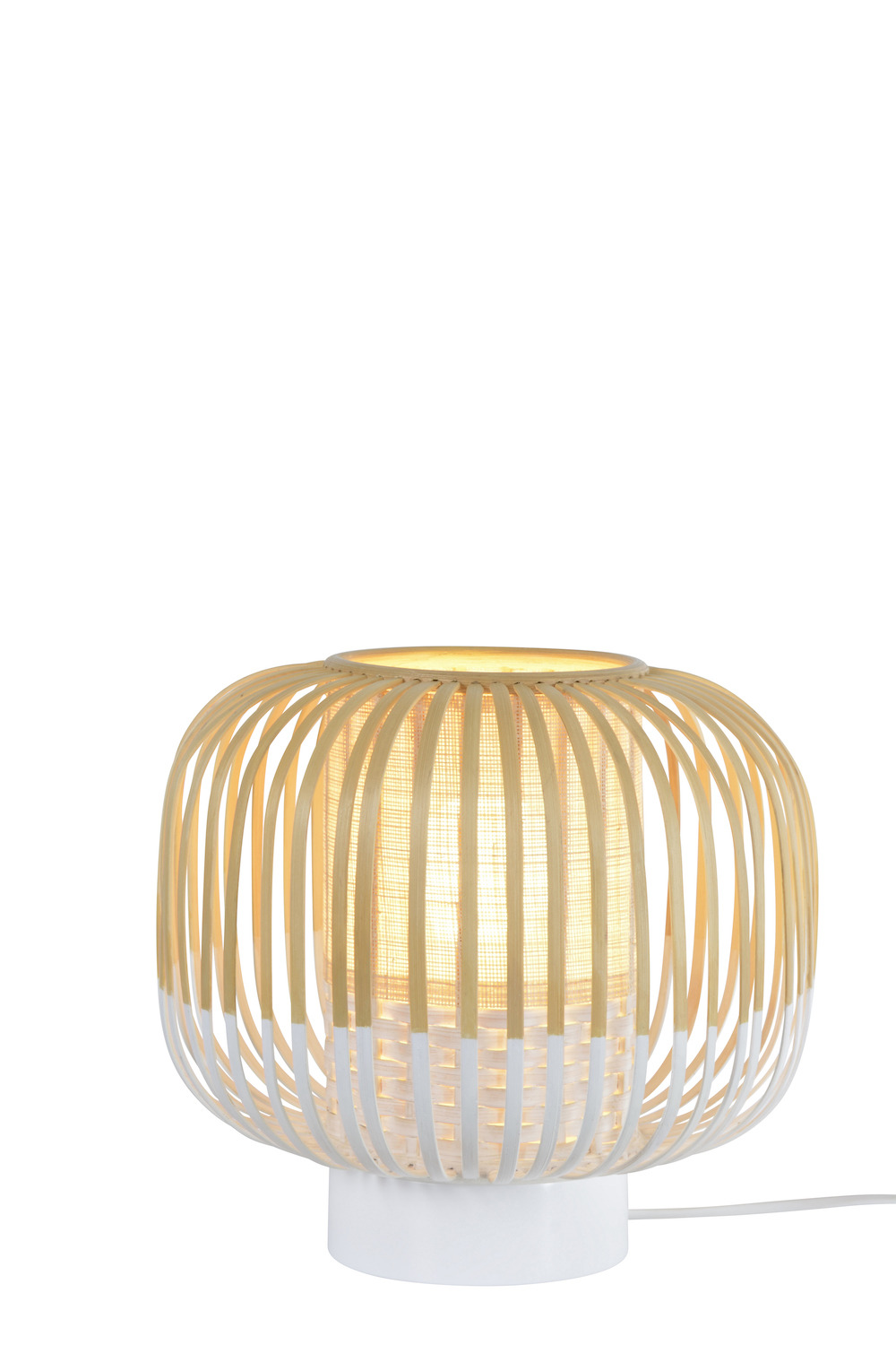 Lampe à poser Bamboo en bambou au design naturel par Arik Levy x Forestier Lampe à poser Bamboo en bambou au design naturel par Arik Levy x Forestier
