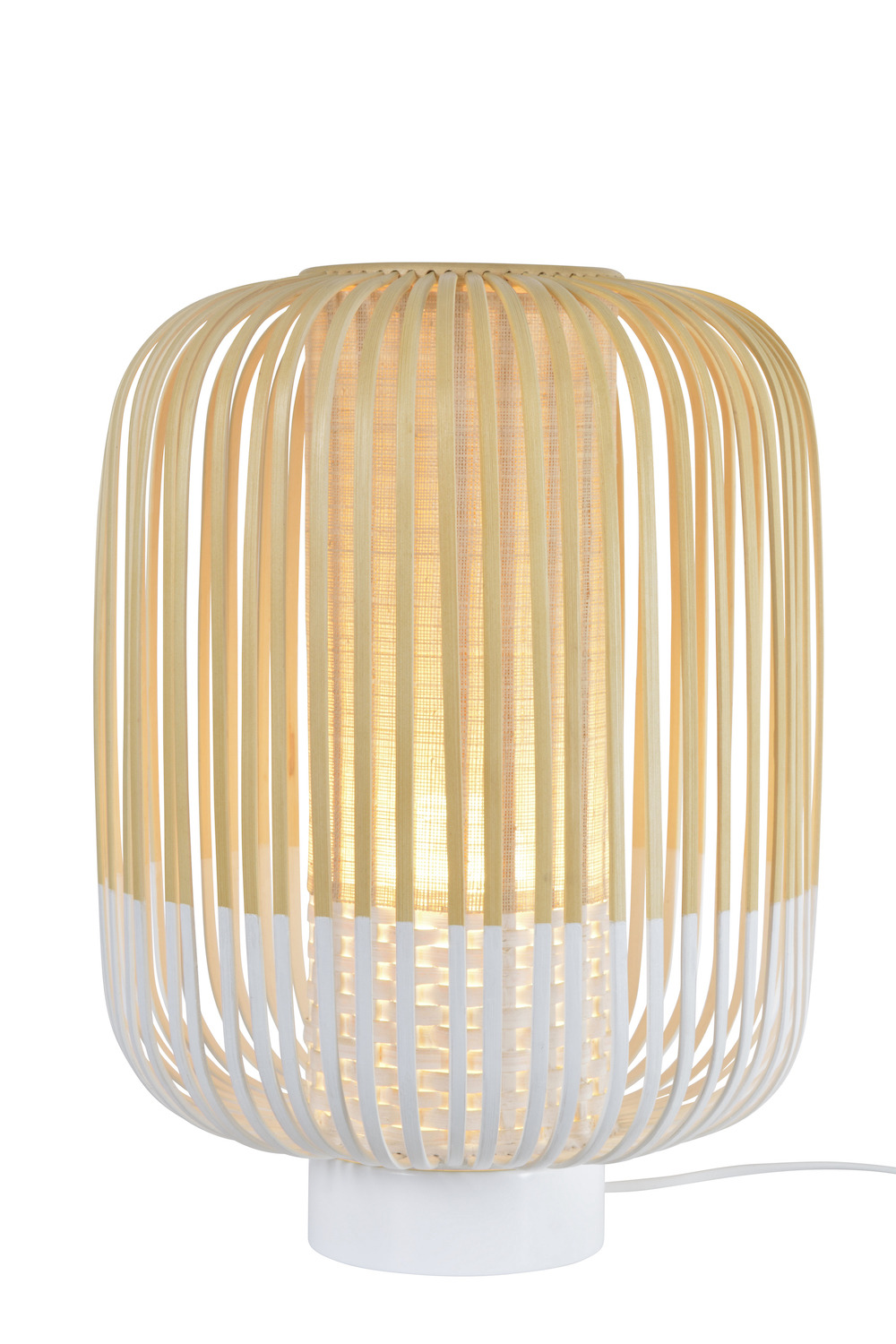 Lampe à poser Bamboo en bambou au design naturel par Arik Levy x Forestier Lampe à poser Bamboo en bambou au design naturel par Arik Levy x Forestier