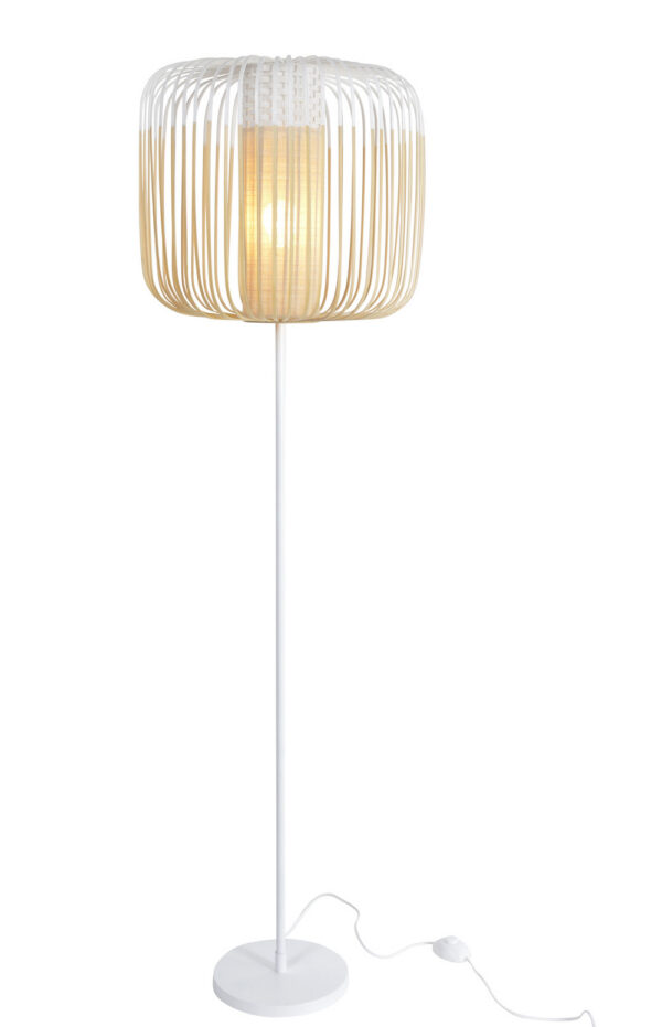 Lampadaire Bamboo 1 light en bambou au design naturel par Arik Levy x Forestier