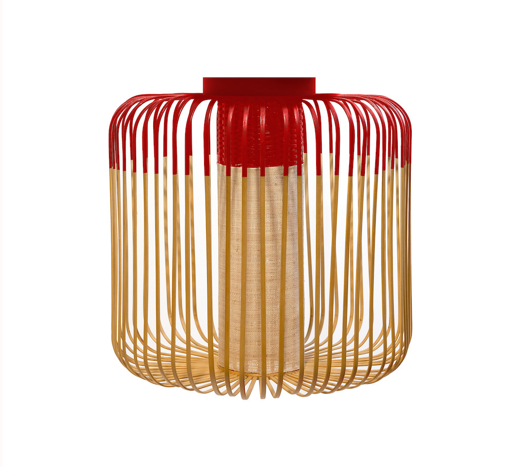 Plafonnier Bamboo en bambou au design naturel par Arik Levy x Forestier Plafonnier Bamboo en bambou au design naturel par Arik Levy x Forestier