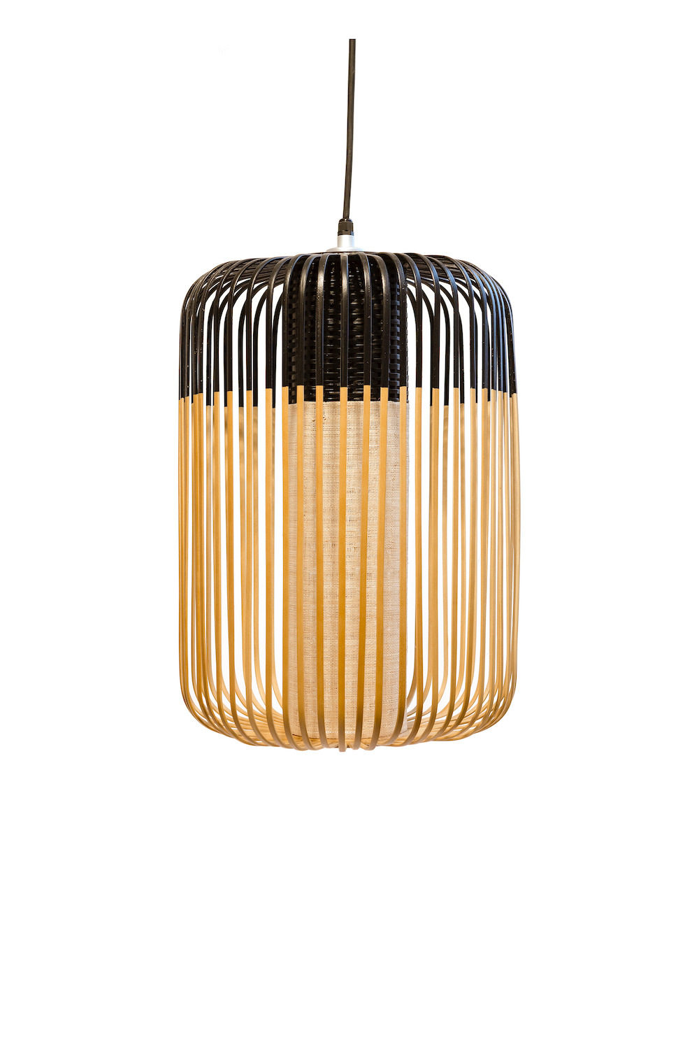 Suspension extérieur Bamboo en bambou au design naturel par Arik Levy x Forestier
