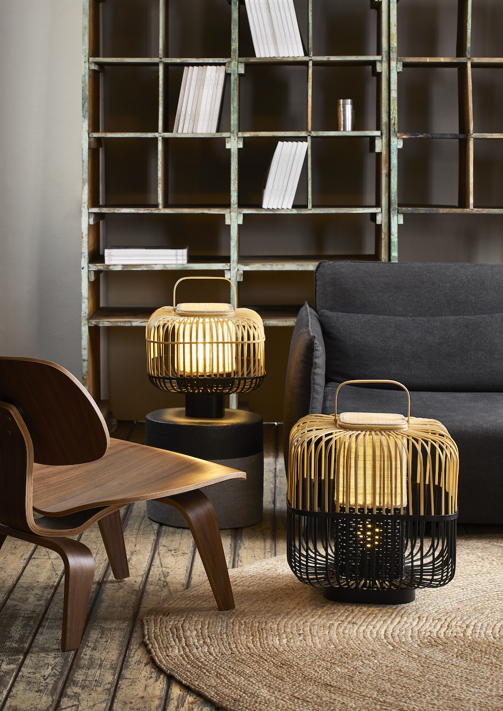 Lampe a poser Bamboo Square en bambou au design naturel par Arik Levy x Forestier Lampe a poser Bamboo Square en bambou au design naturel par Arik Levy x Forestier