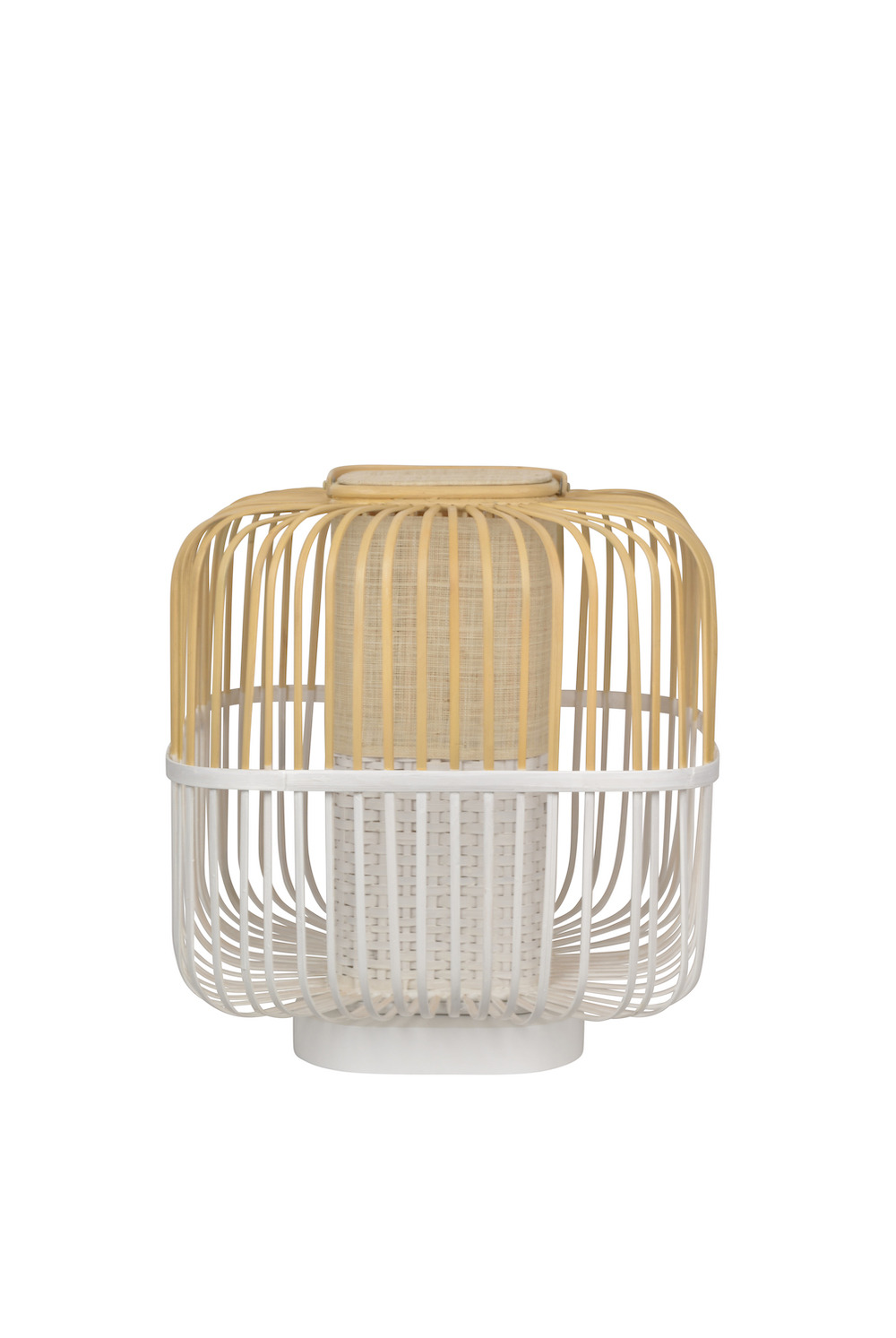 Lampe a poser Bamboo Square en bambou au design naturel par Arik Levy x Forestier Lampe a poser Bamboo Square en bambou au design naturel par Arik Levy x Forestier