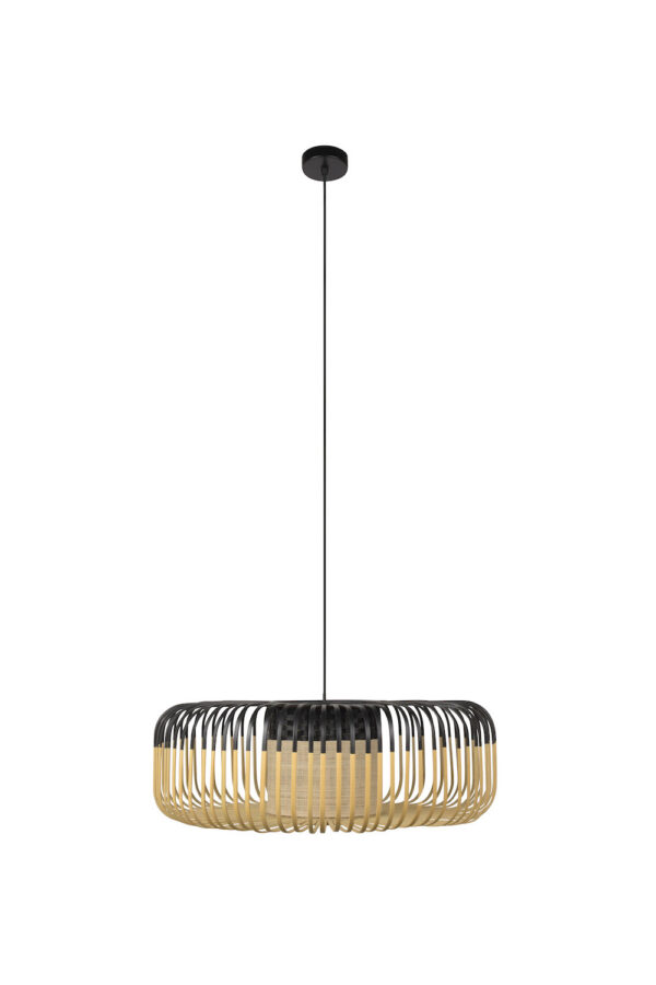 Suspension Bamboo XL en bambou au design naturel par Arik Levy x Forestier
