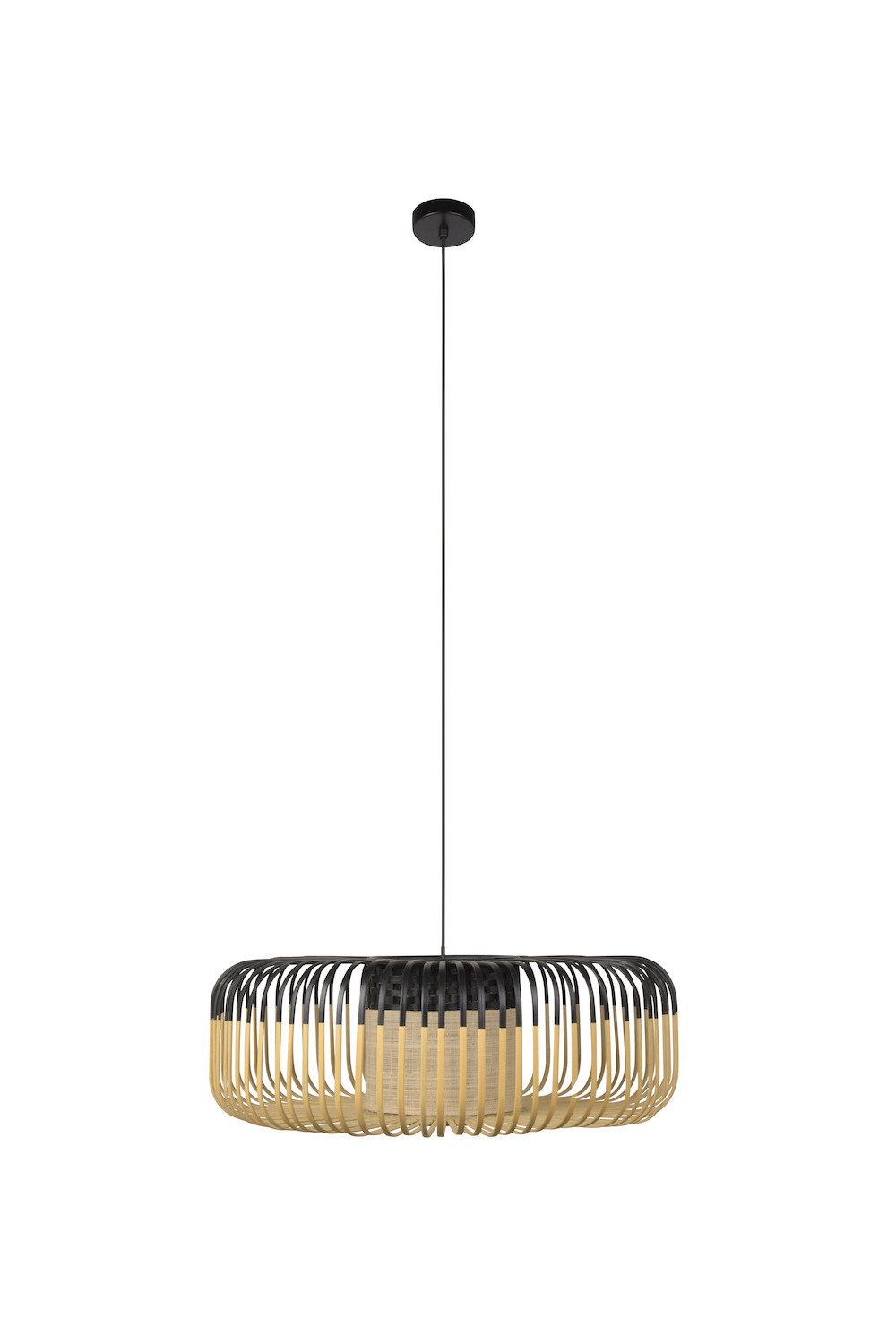 Suspension Bamboo XL en bambou au design naturel par Arik Levy x Forestier