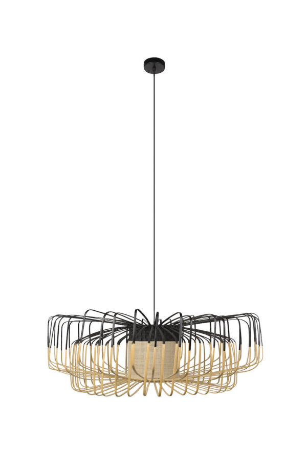 Suspension Bamboo XXL Up & down en bambou au design naturel par Arik Levy x Forestier
