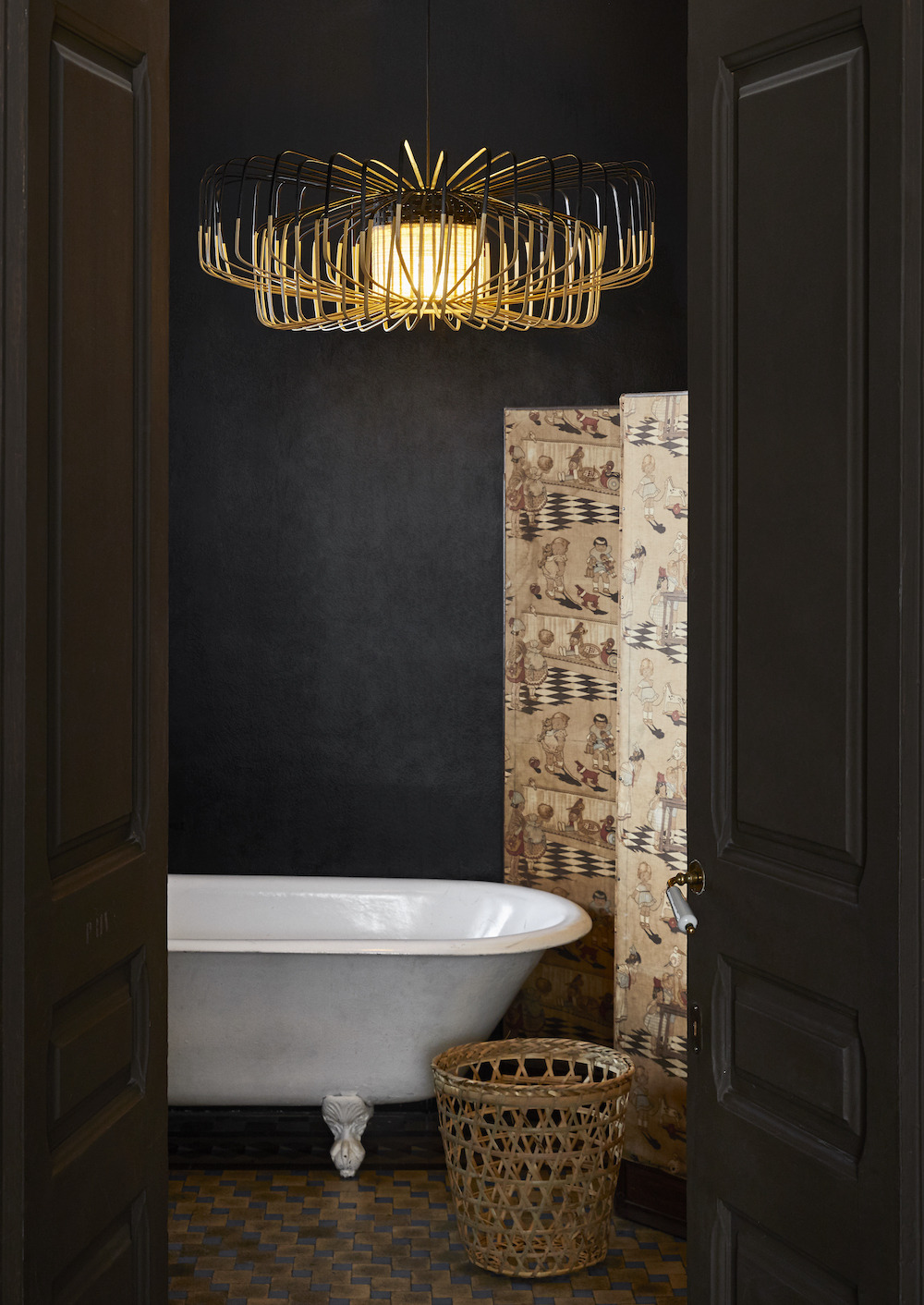 Suspension Bamboo XXL Up & down en bambou au design naturel par Arik Levy x Forestier Suspension Bamboo XXL Up & down en bambou au design naturel par Arik Levy x Forestier