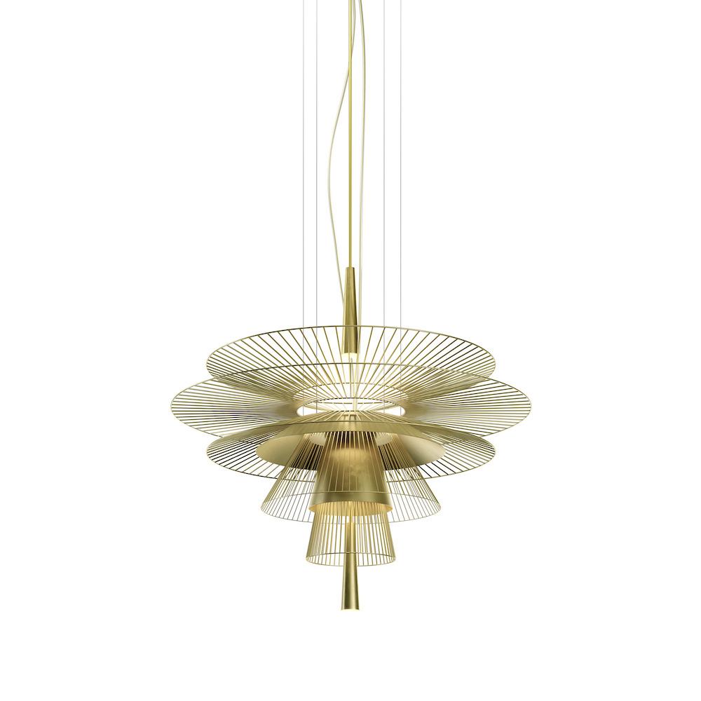 Suspension Gravity en métal au design contemporain par Kateryna Sokolova x Forestier Suspension Gravity en métal au design contemporain par Kateryna Sokolova x Forestier