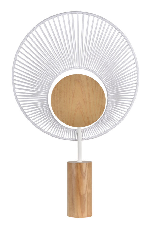 Lampe à poser Oyster en métal au design naturel par Jette Scheib x Forestier