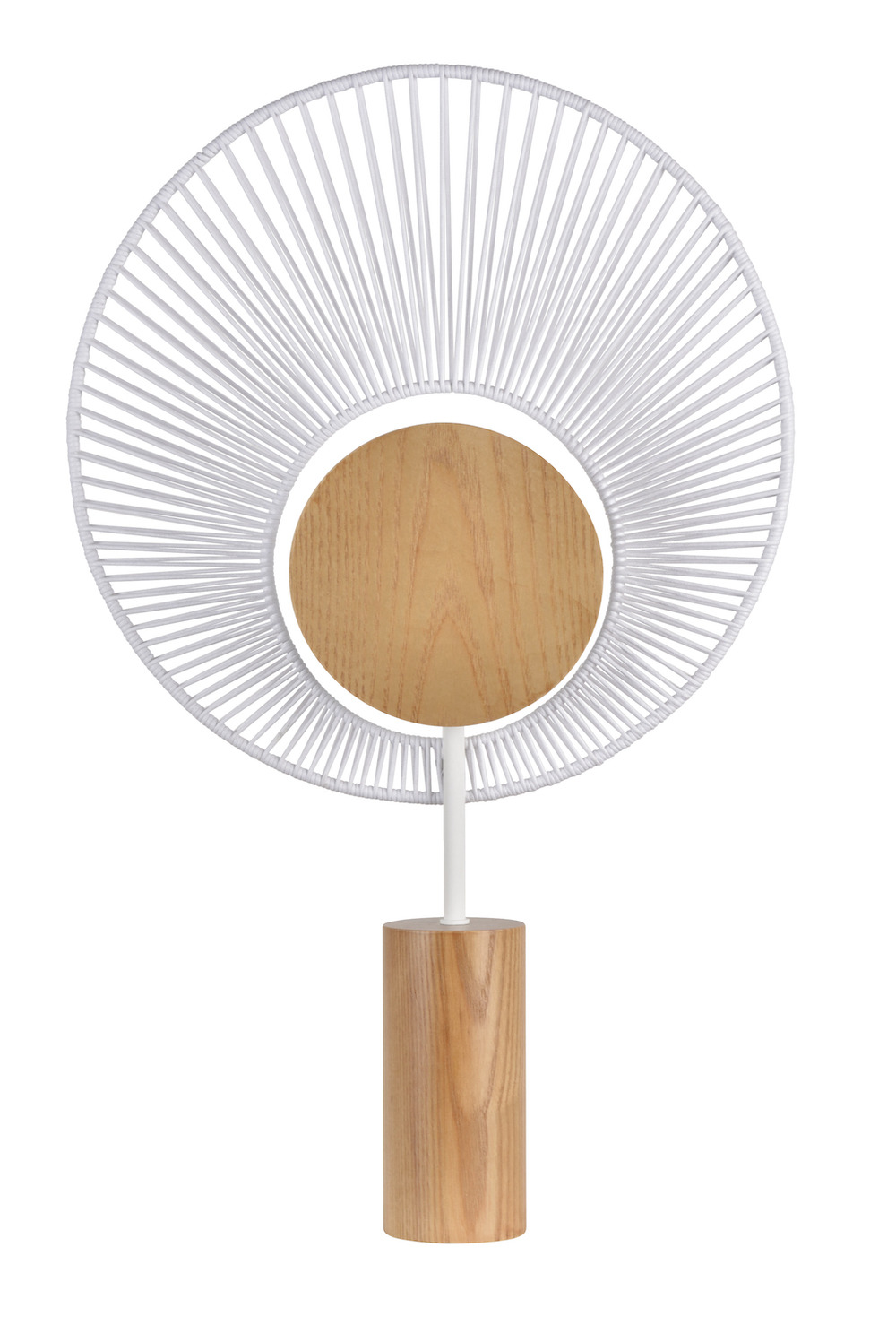 Lampe à poser Oyster en métal au design naturel par Jette Scheib x Forestier
