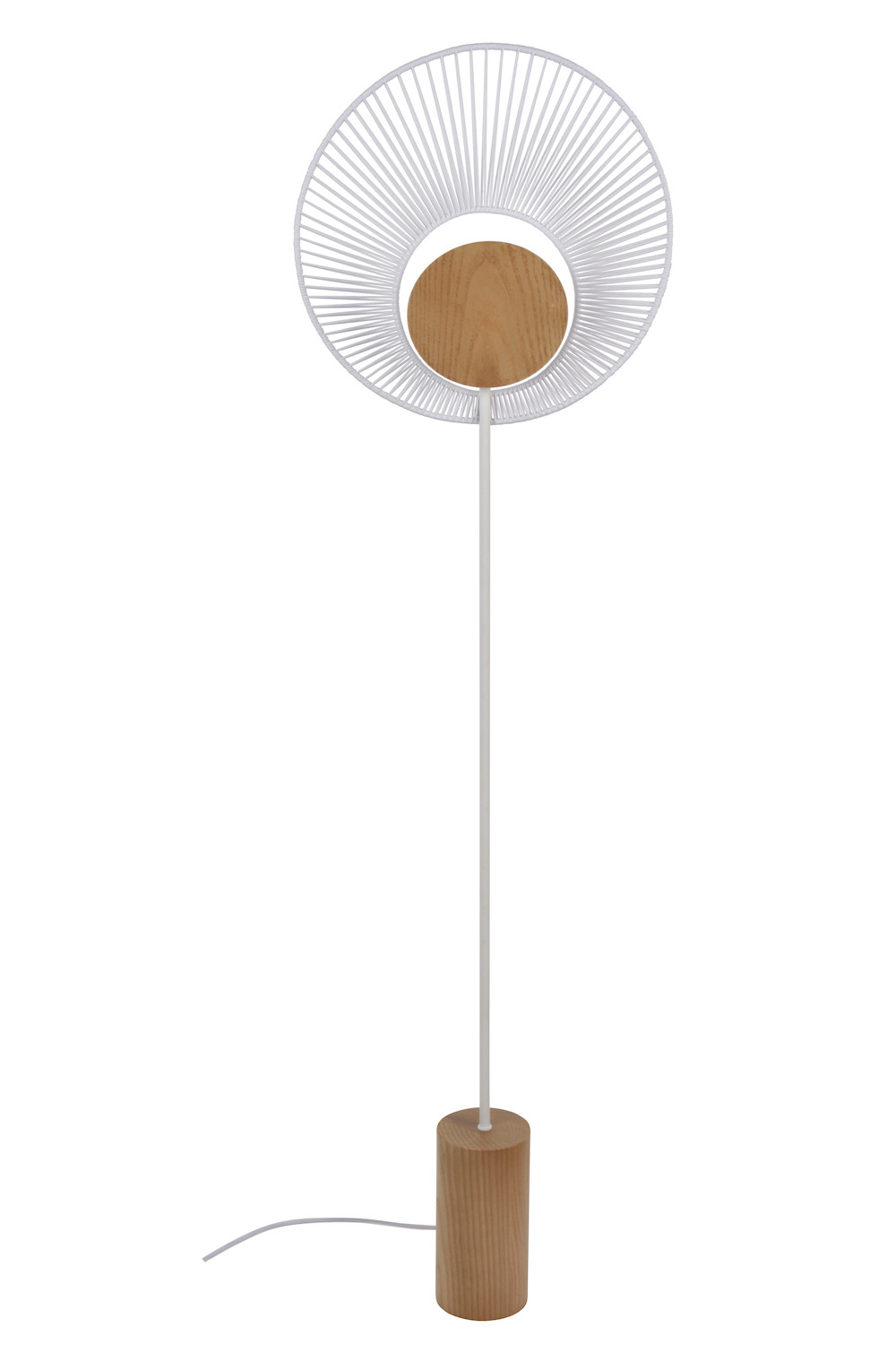Lampadaire Oyster en métal au design naturel par Jette Scheib x Forestier