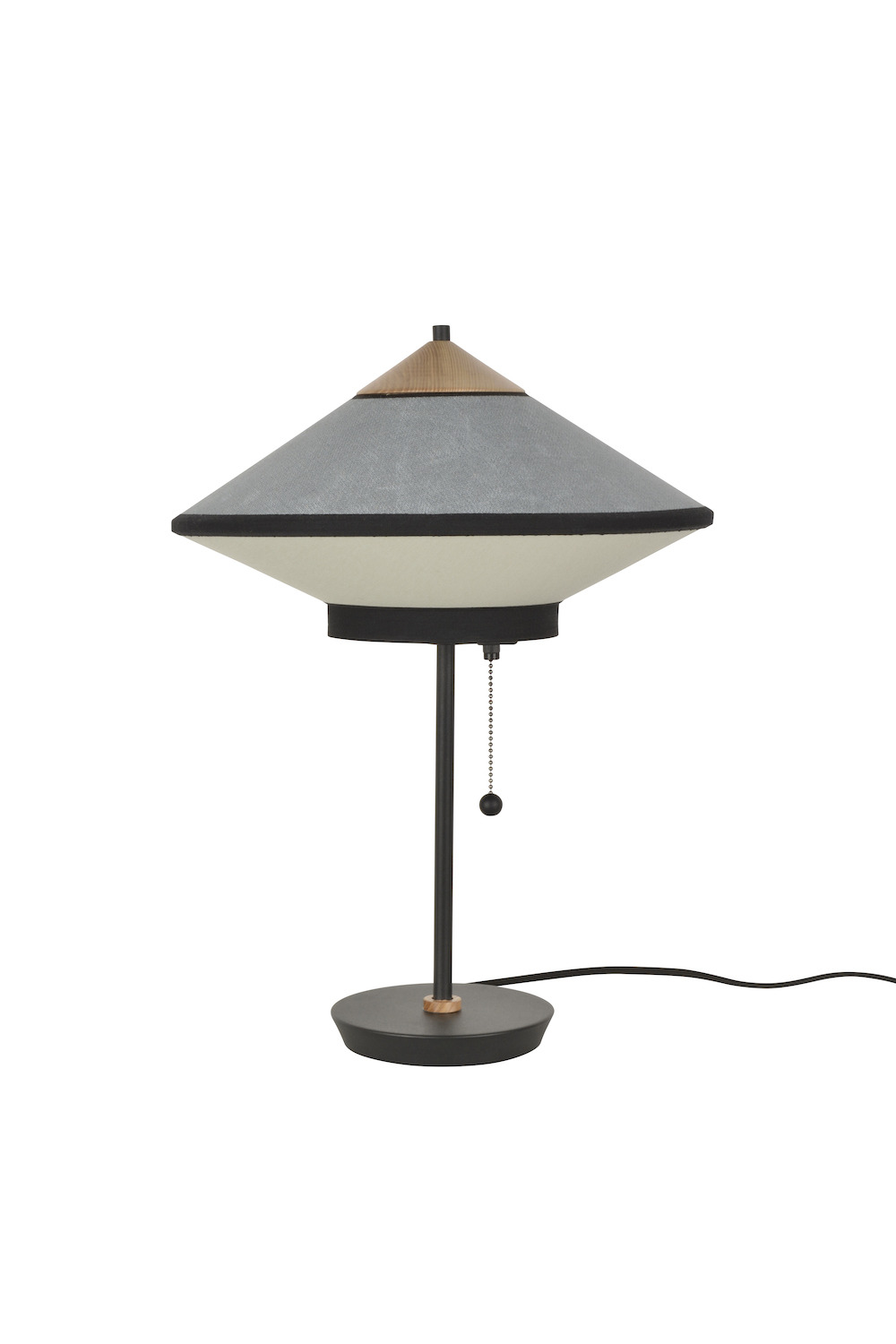 Lampe à poser Cymbal en tissu au design chic par Jette Scheib x Forestier