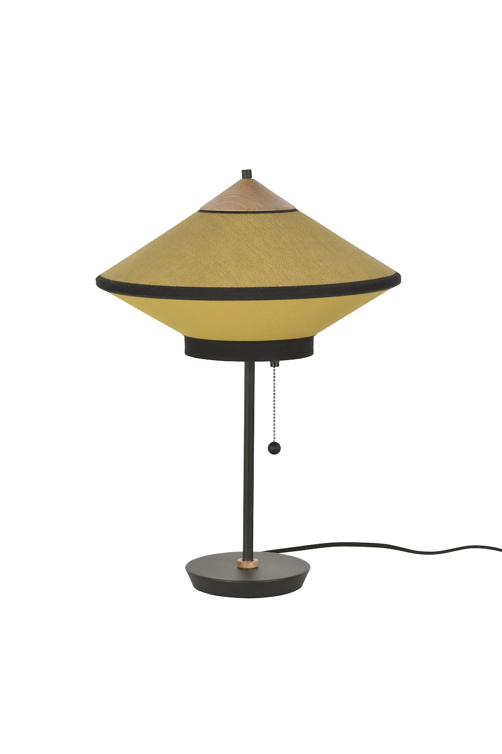 Lampe à poser Cymbal en tissu au design chic par Jette Scheib x Forestier