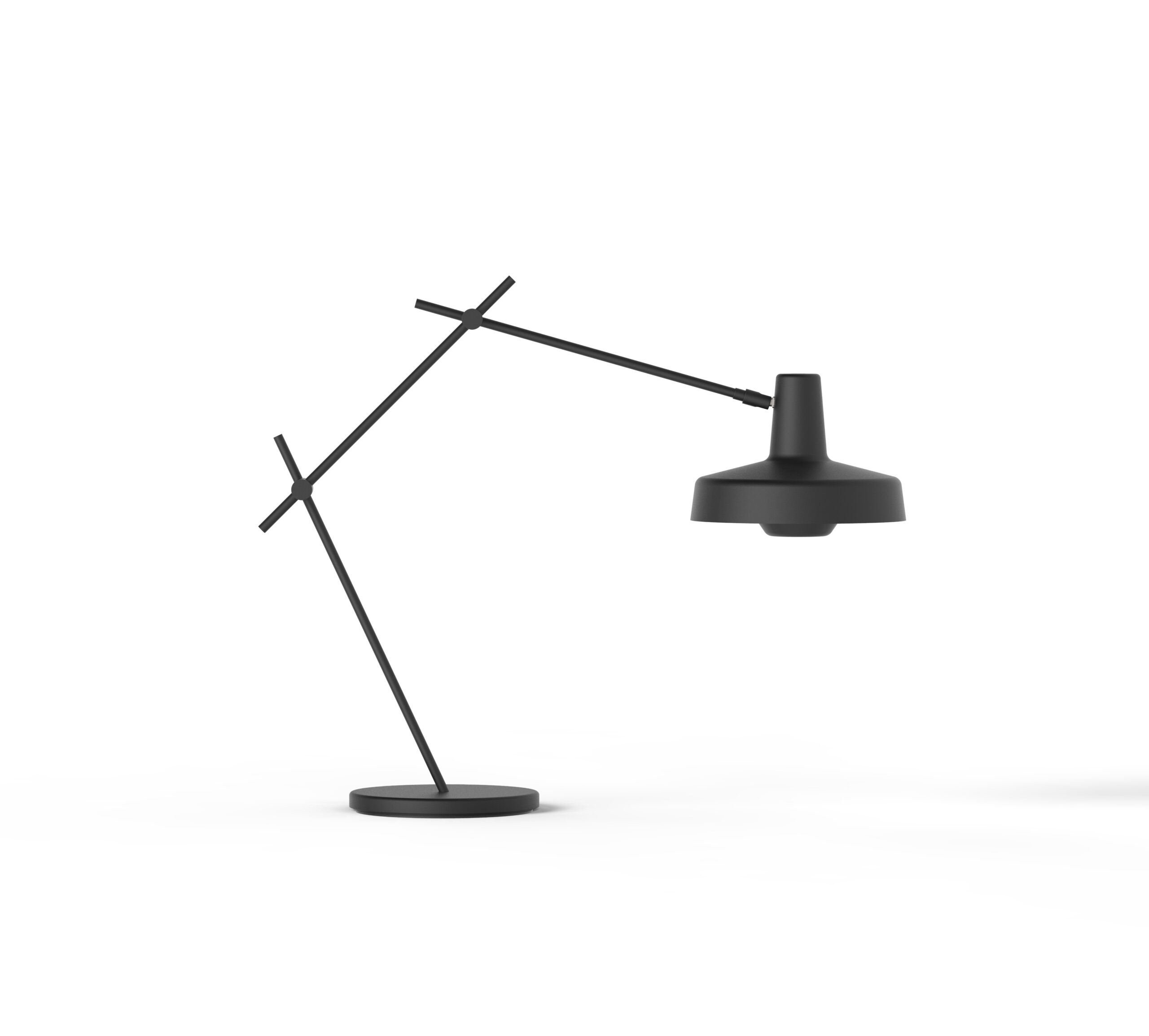 Lampe à poser Arigato pliante en acier au design industriel par Grupa