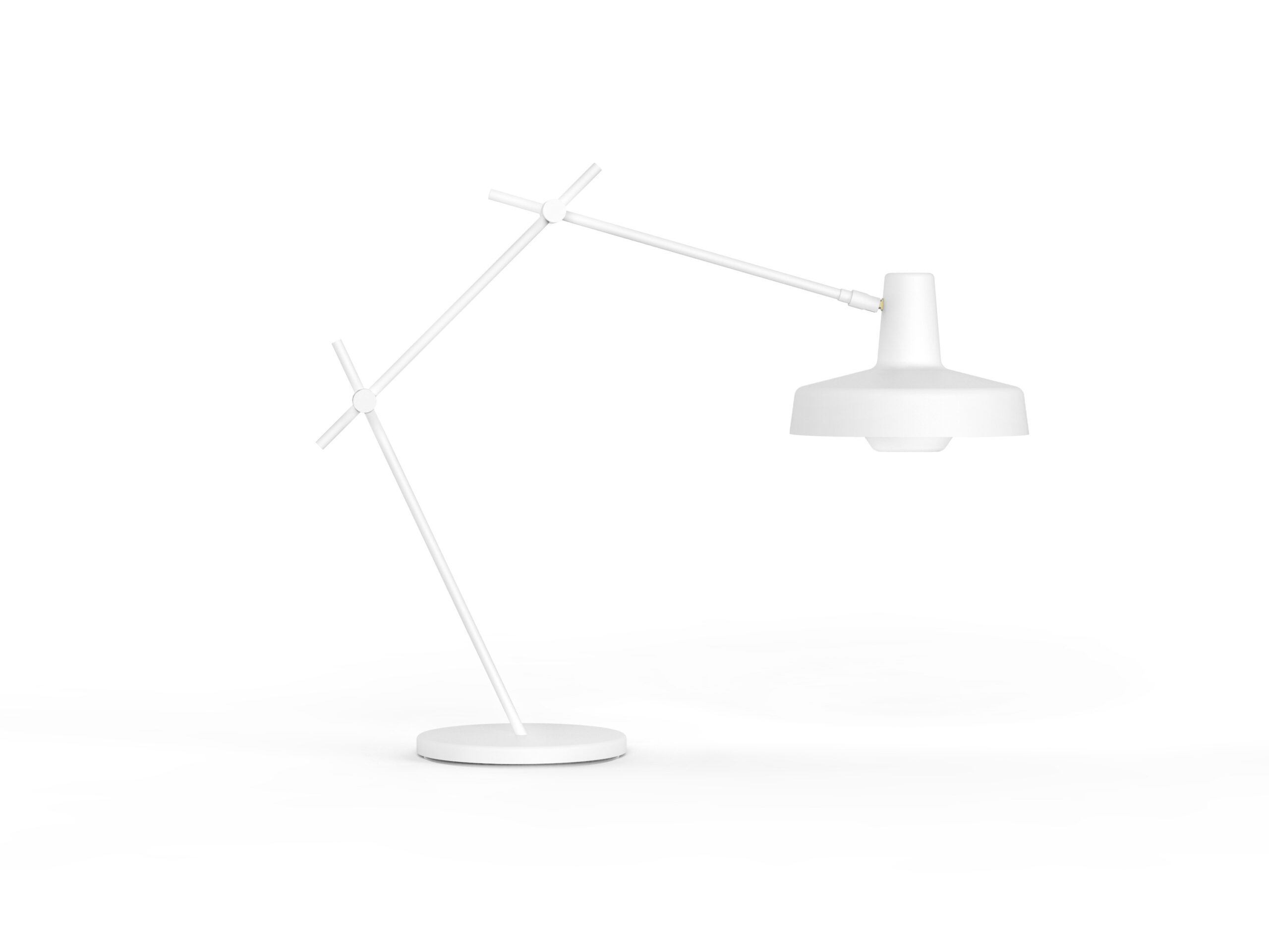 Lampe à poser Arigato pliante en acier au design industriel par Grupa