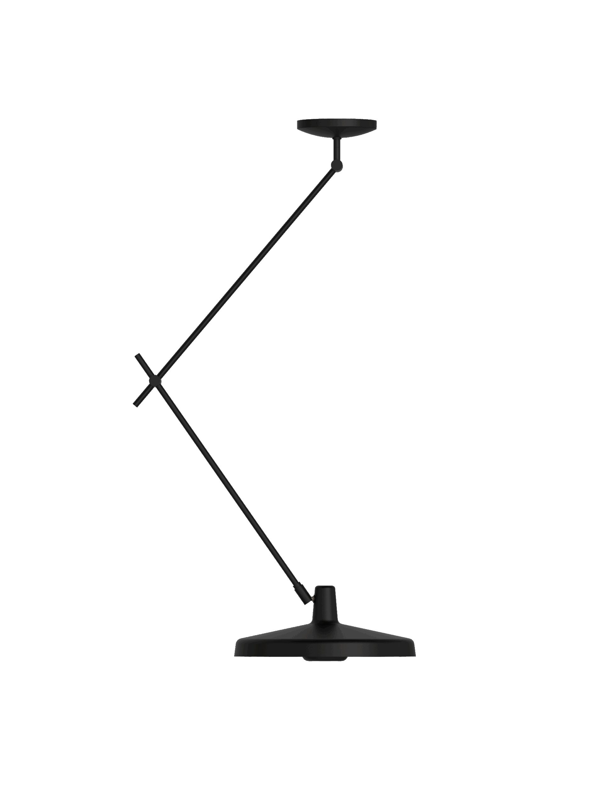 Plafonnier 45 Arigato en acier au design industriel par Grupa