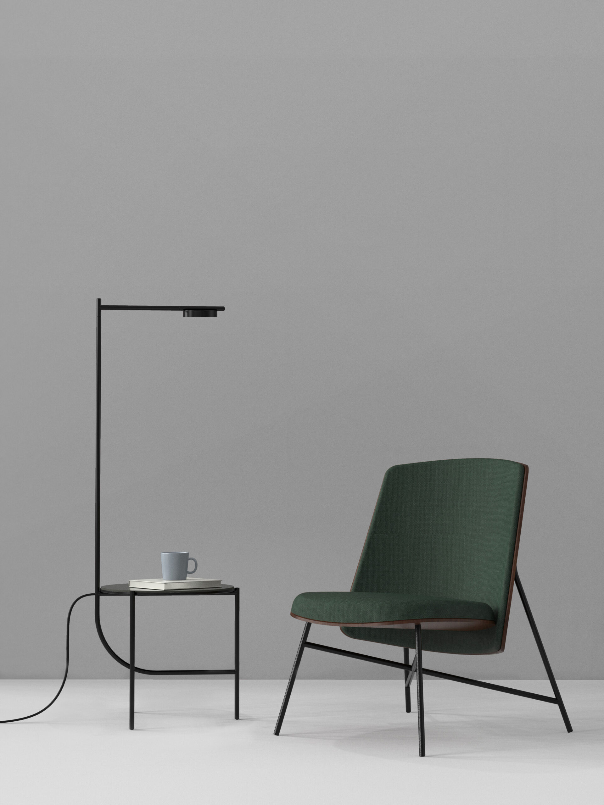 Lampadaire table Igram en acier au design industriel par Grupa Lampadaire table Igram en acier au design industriel par Grupa