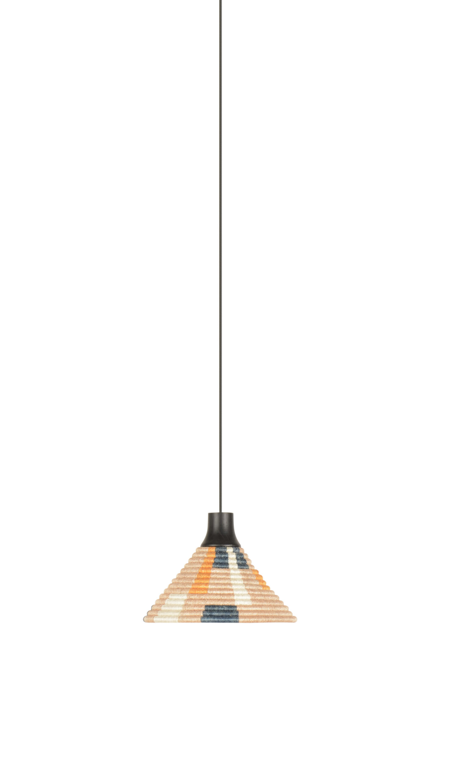Suspension Parrot en fibre d’abaca au design naturel par Jette Scheib x Forestier