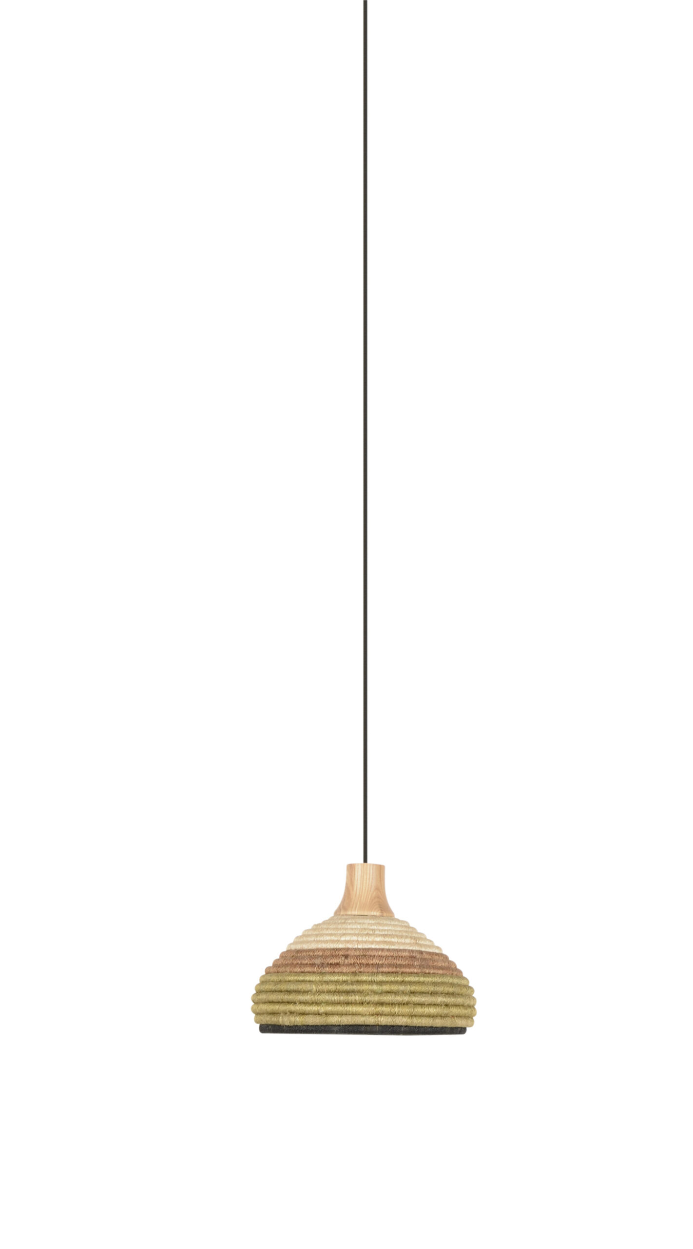 Suspension Grass en fibre d’abaca au design naturel par Jette Scheib x Forestier