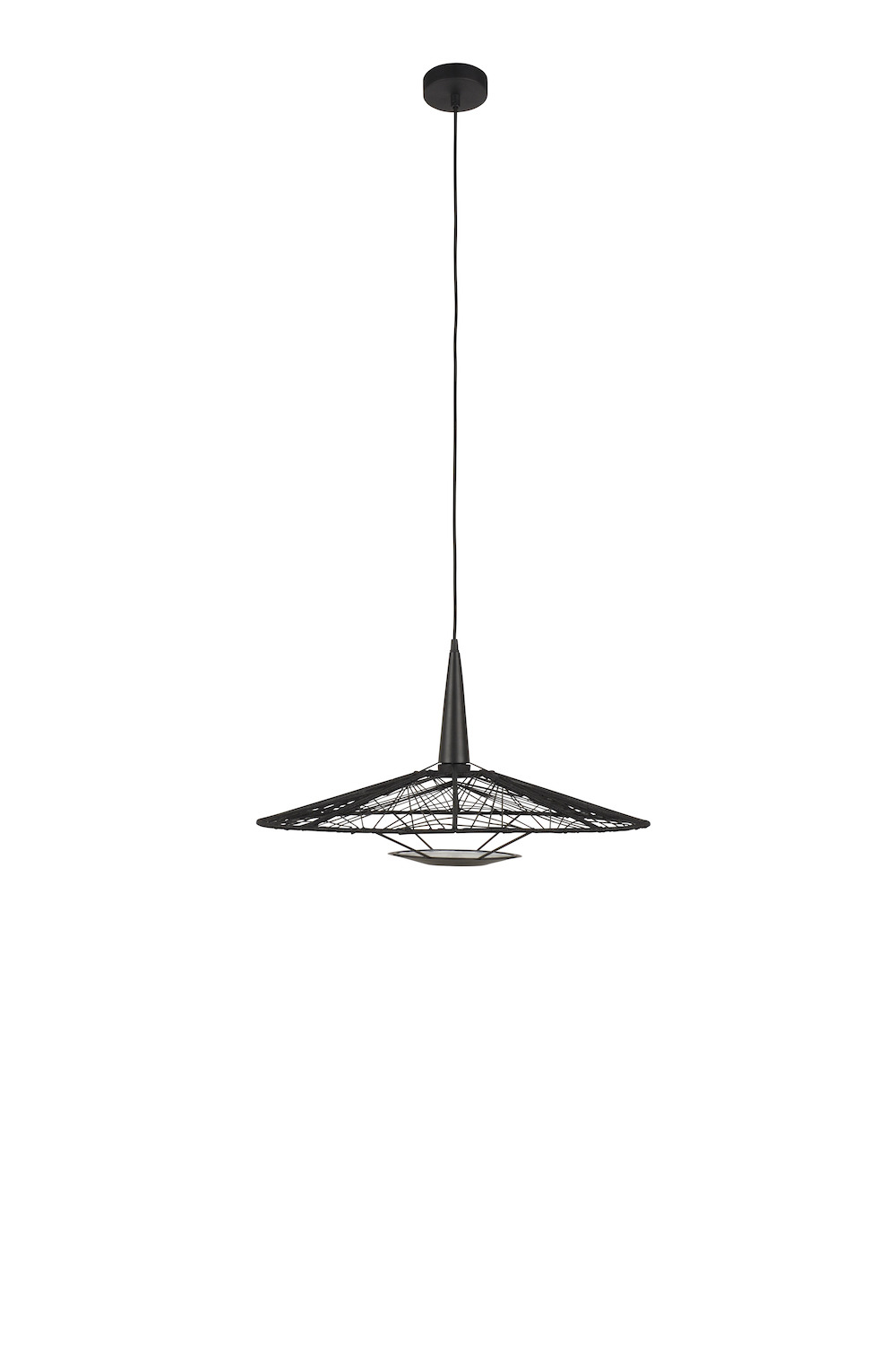 Suspension Carpa en métal au design graphique par Jette Scheib x Forestier