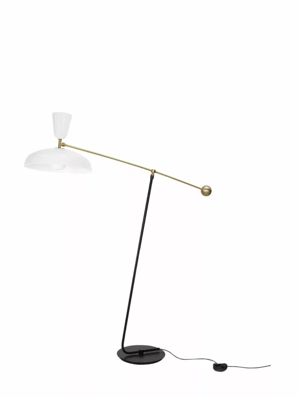 Lampadaire G1 en métal au design industriel par Pierre Guariche x Sammode
