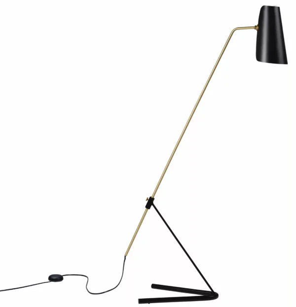 Lampadaire G21 en laiton au design contemporain par Pierre Guariche x Sammode