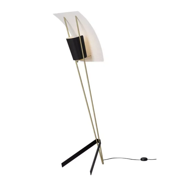 Lampadaire G30 en laiton au design contemporain par Pierre Guariche x Sammode