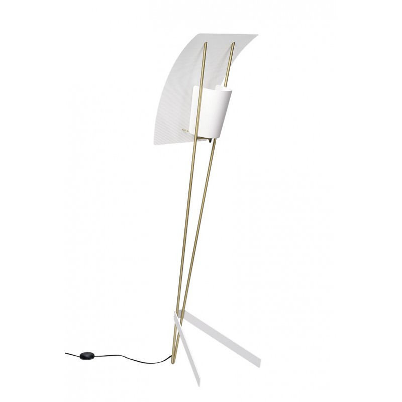Lampadaire G30 en laiton au design contemporain par Pierre Guariche x Sammode Lampadaire G30 en laiton au design contemporain par Pierre Guariche x Sammode