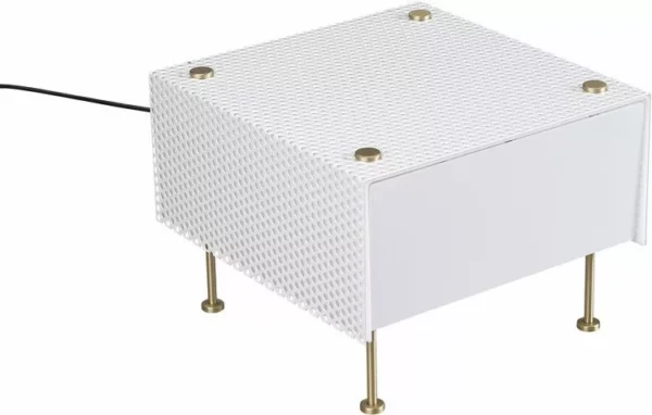Lampe à poser G61 en tôle au design contemporain par Pierre Guariche x Sammode