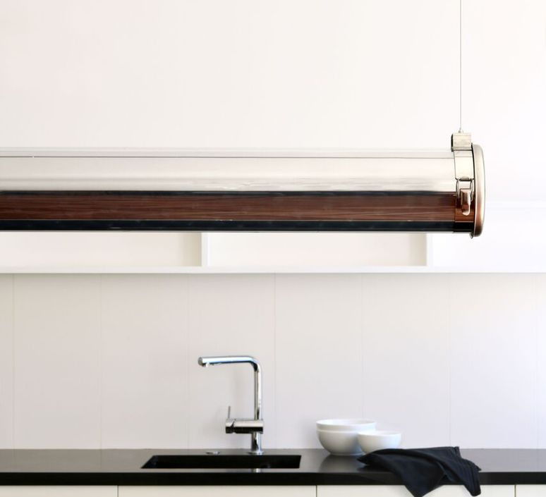 Suspension Qinu en inox au design industriel par Sammode Suspension Qinu en inox au design industriel par Sammode