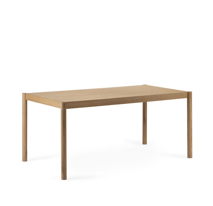 Table Citizen 160 cm en chêne massif par etc.etc. au design scandinave