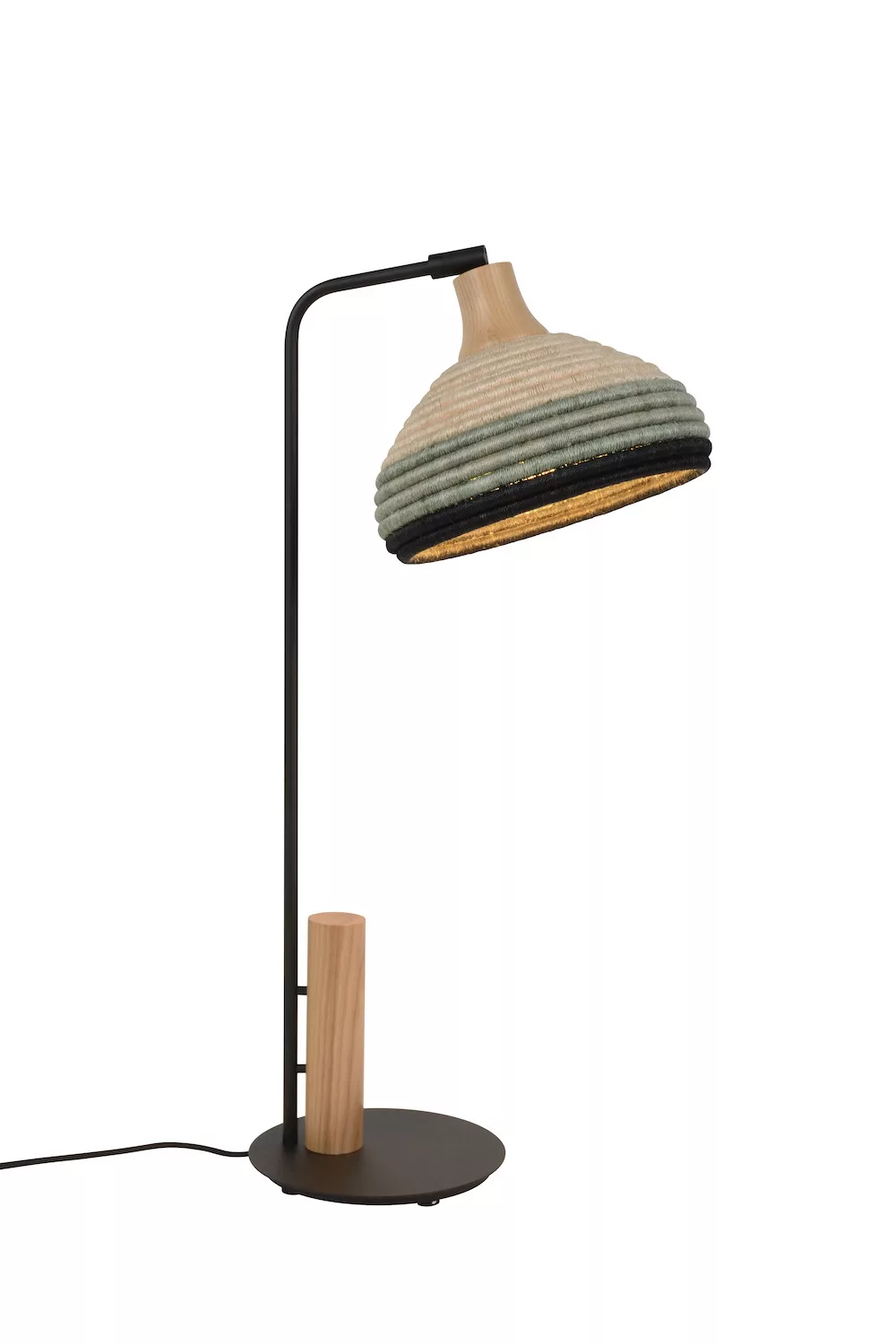 Lampe à poser Grass en fibre d’abaca au design naturel par Jette Scheib x Forestier