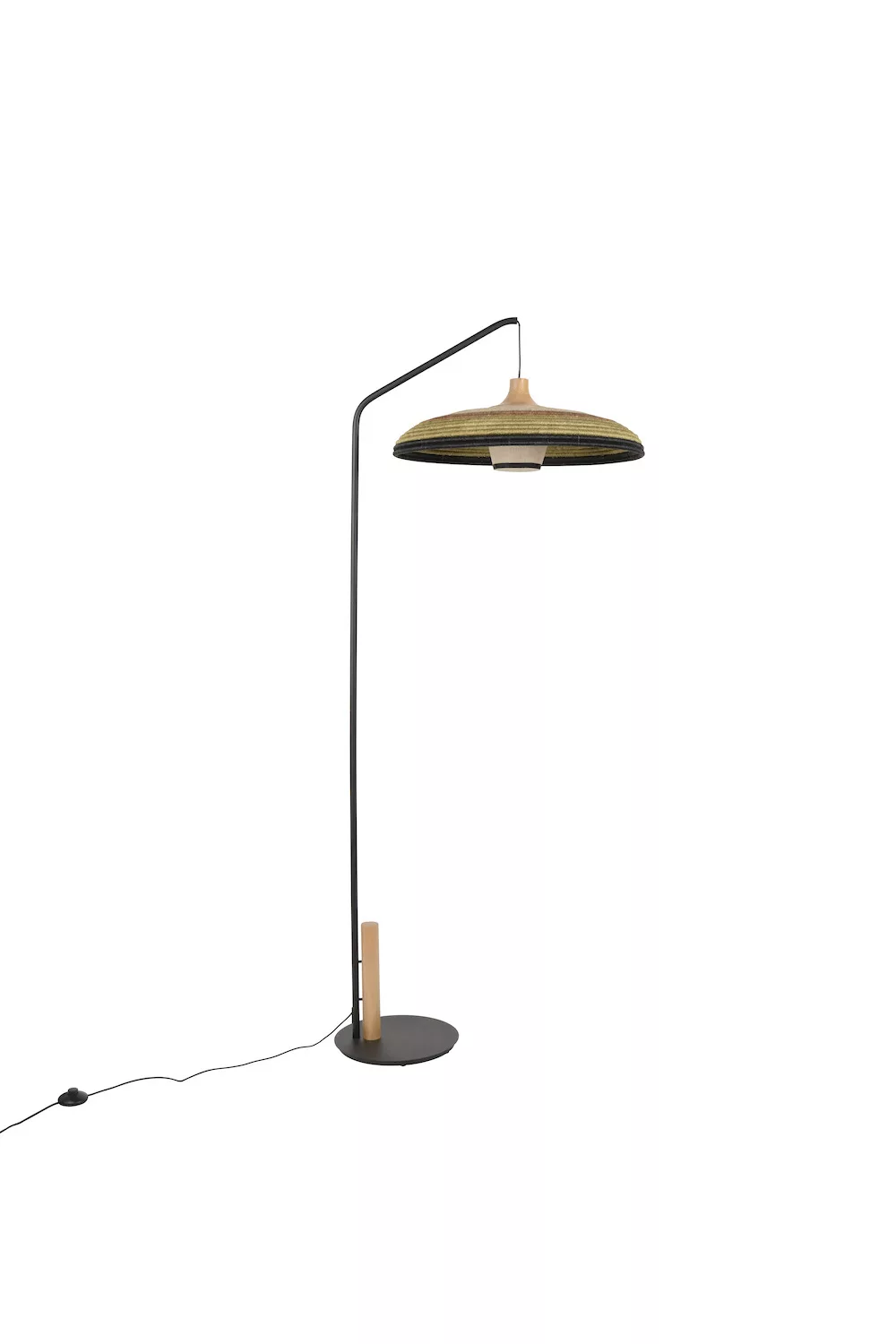 Lampadaire Grass en fibre d’abaca au design naturel par Jette Scheib x Forestier