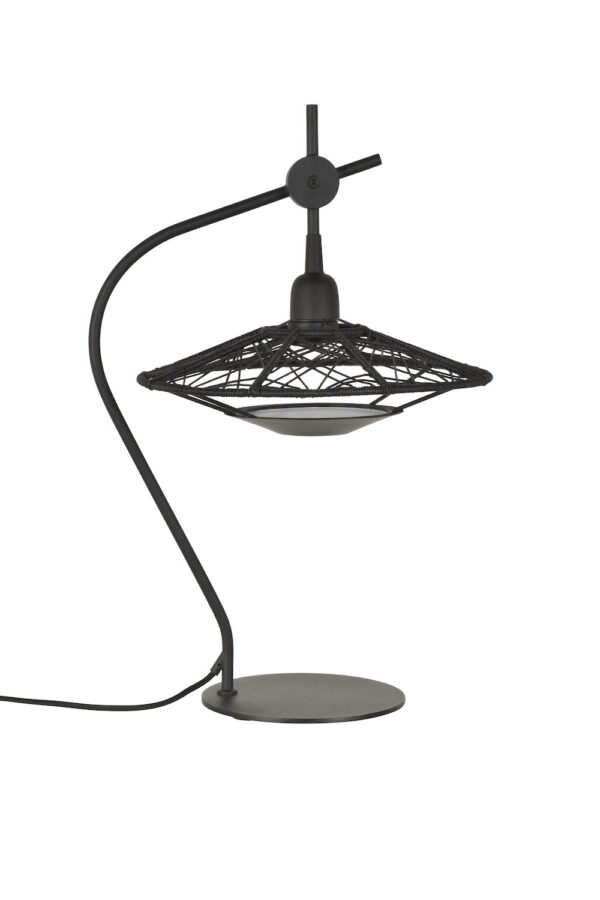 Lampe à poser Carpa en métal au design graphique par Jette Scheib x Forestier