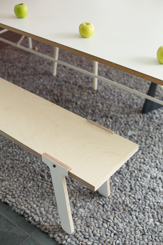 Banc d'intérieur contemporain Switch bench 07 en bois Banc d'intérieur contemporain Switch bench 07 en bois