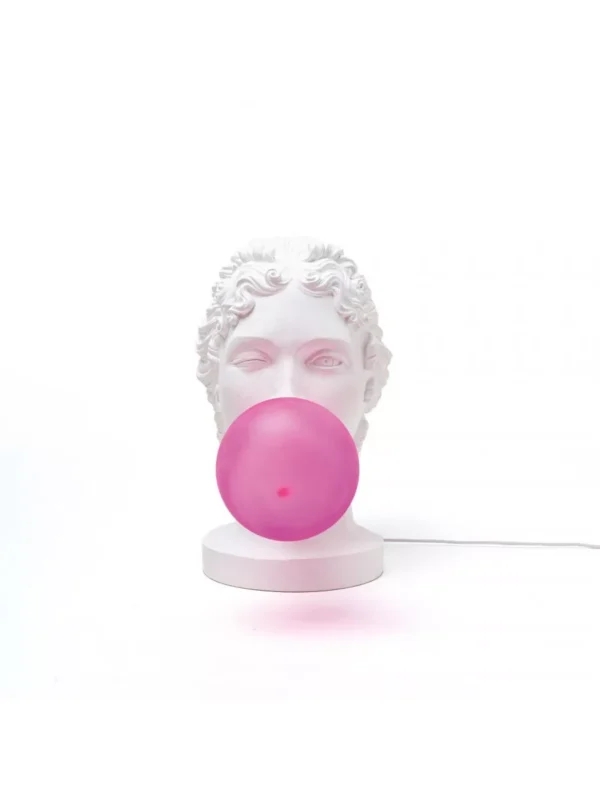 Lampe à poser Grace en forme de déesse grecque en résine blanche par UTO BALMORAL x Seletti