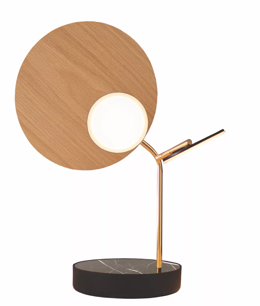 Lampe à poser Ballon noir LED au design scandinave par Tunto Lampe à poser Ballon noir LED au design scandinave par Tunto