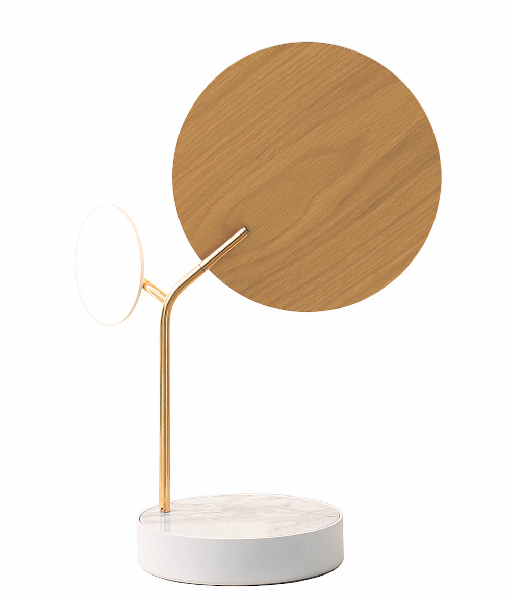 Lampe à poser Ballon blanc LED au design scandinave par Tunto