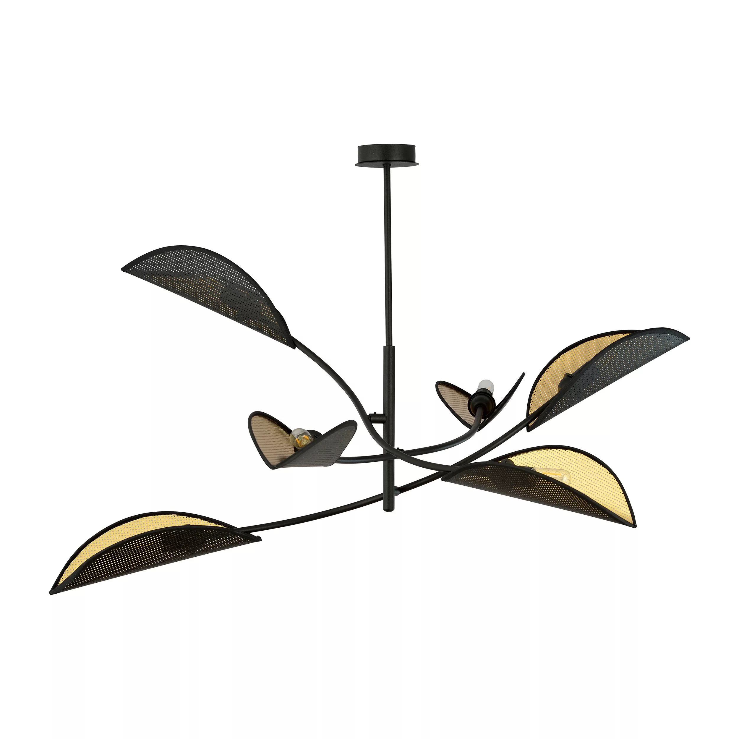 Plafonnier Tulipe 6 en métal au design contemporain par Emibig